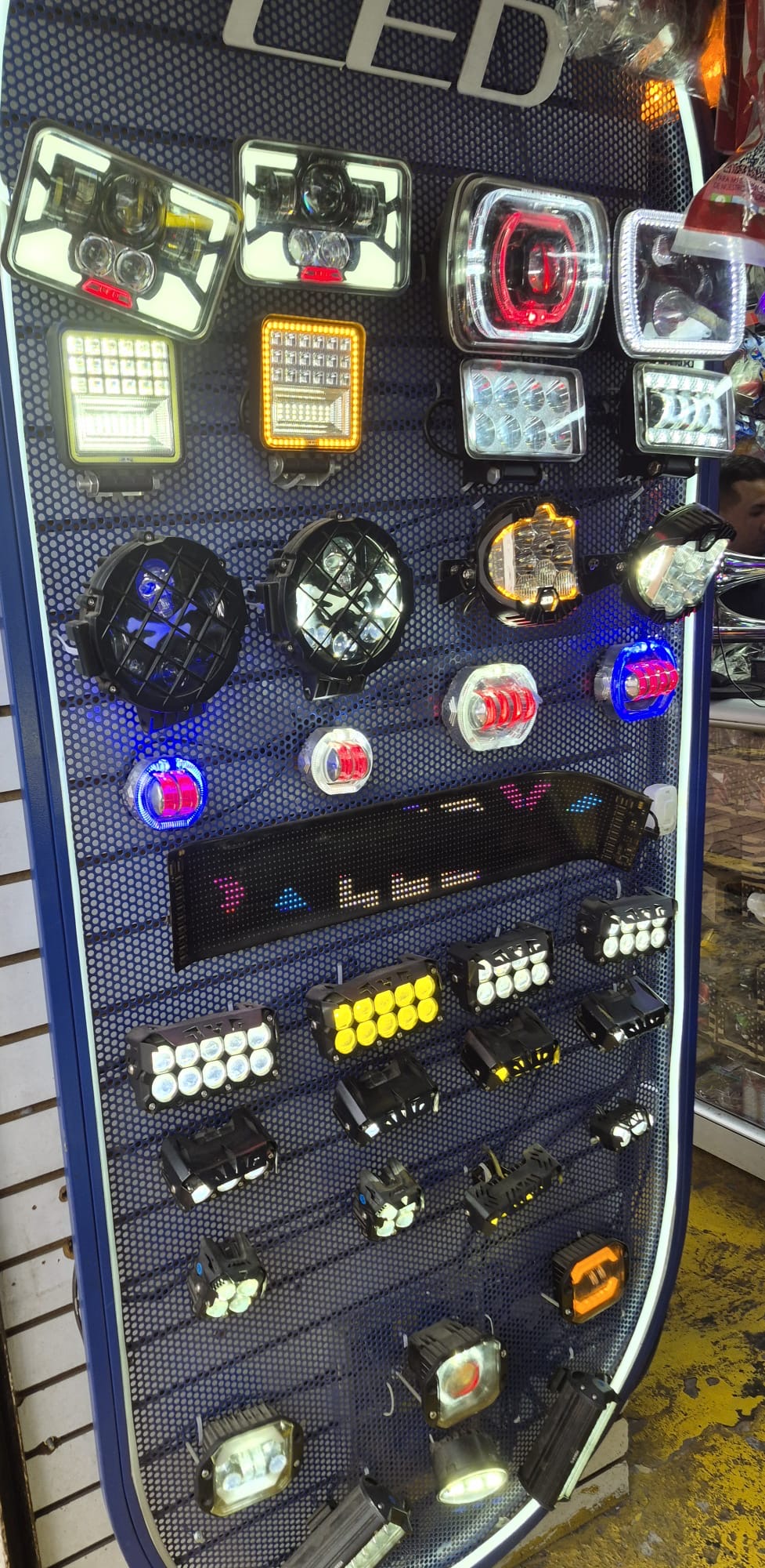 LED headlights, work lights & light pods